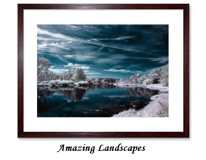 Amazing Landscapes Framed Print